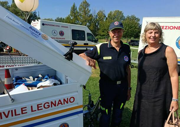 Nuovo rimorchio per la Protezione Civile di Legnano
