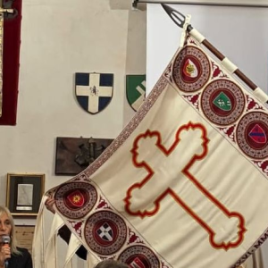 Svelato il nuovo gonfalone del Collegio dei Capitani e delle Contrade